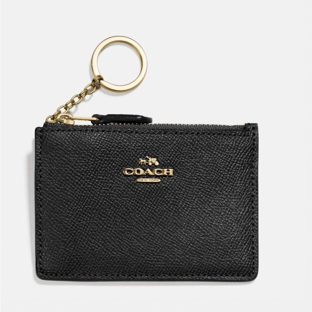 Coach Mini Leather Skinny ID Wallet